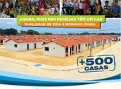 Prefeito do Pilar entrega mais 500 casas e anuncia mais moradia