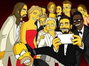 Criador de Simpsons faz versão de selfie do Oscar com Homer
