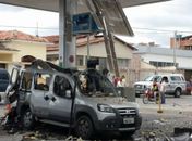 Veículo de Maceió explode e deixa frentista ferido em Cauruaru