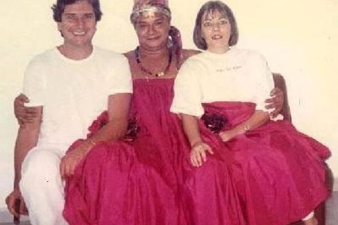 Pai de santo comprova por meio de foto a presença de seus "clientes"