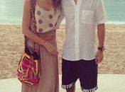 Isabelli Fontana posta foto com Di Ferrero em Barbados