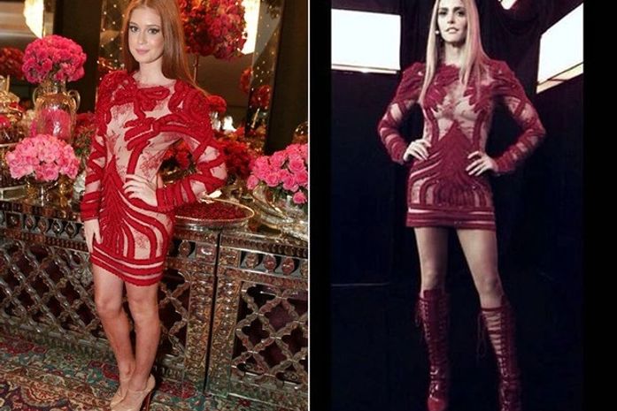Marina Ruy Barbosa repete look supersexy de Fernanda Lima