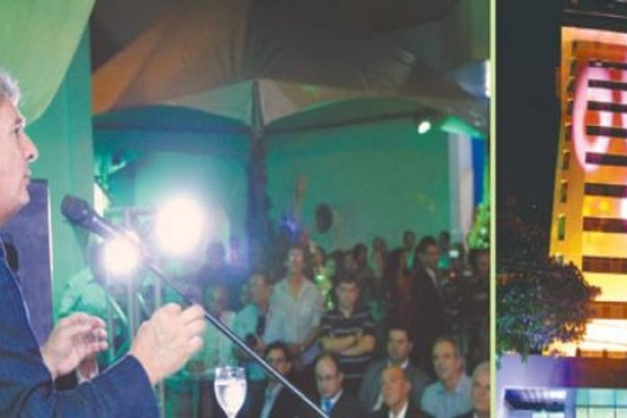 Collor ao inaugurar o edifício alugado pelo TRE de Alagoas