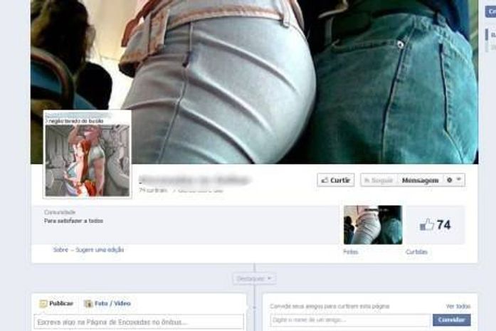 Página do Facebook reúne "encoxadores"