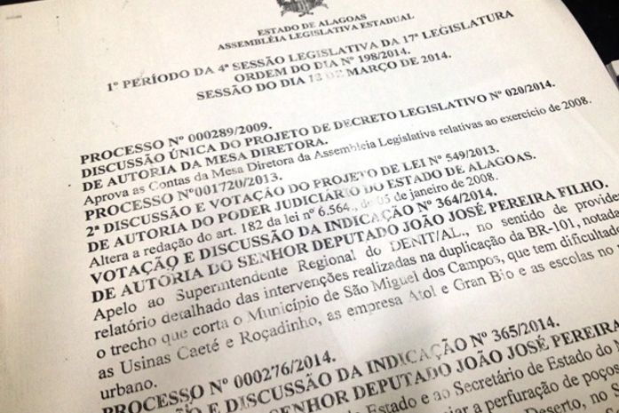 Projeto na Ordem do Dia