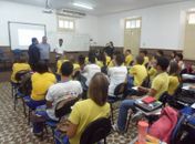 Prefeito George Clemente, e vice-prefeito Pedoca, participam de bate-papo com estudantes