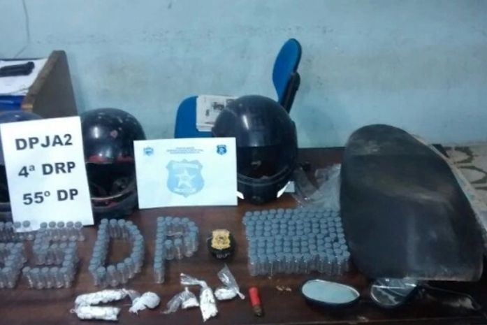 Polícia “estoura” local de desmanche e tráfico de drogas