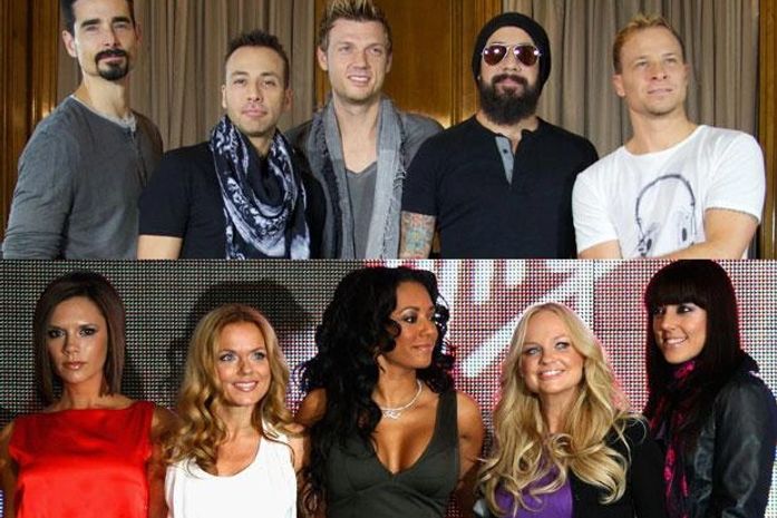 Backstreet Boys planejam turnê conjunta com as Spice Girls