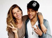 Neymar posa com Bündchen: "já era fã, virei mais ainda"
