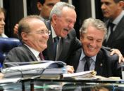 Renan Calheiros, Benedito de Lira e Fernando Collor