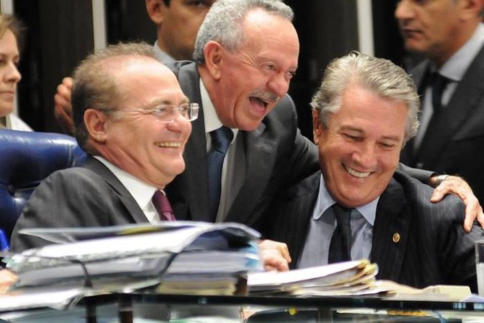 Renan Calheiros, Benedito de Lira e Fernando Collor