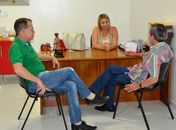 Prefeita de Major Izidoro recebe a visita do deputado estadual Luiz Dantas