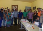 Prefeito de Japaratinga se reúne com secretariado