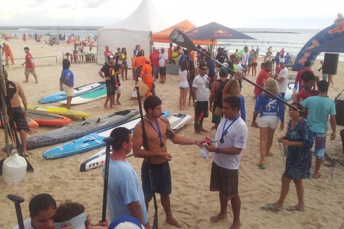 Mundial de Stanp Up movimentou a Praia do Francês