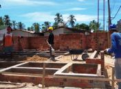 Construção do Posto do Povoado Barreiras em Japaratinga segue a todo vapor