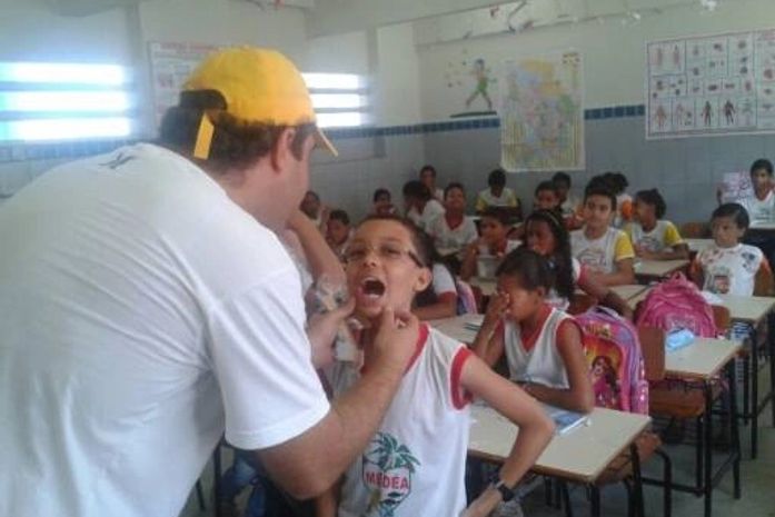 Semana Saúde na Escola é realizada na Barra de São Miguel