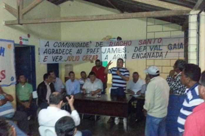 Comunidades Luciana e Riacho Santo terão água encanada