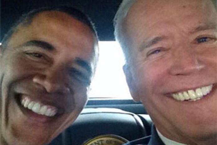 Barack Obama adere e tira selfie com vice-presidente dos Estados Unidos