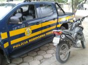 Agentes da PRF recuperam moto roubada em cidade de Pernambuco 