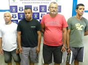 Presa quadrilha acusada de roubos em supermercado