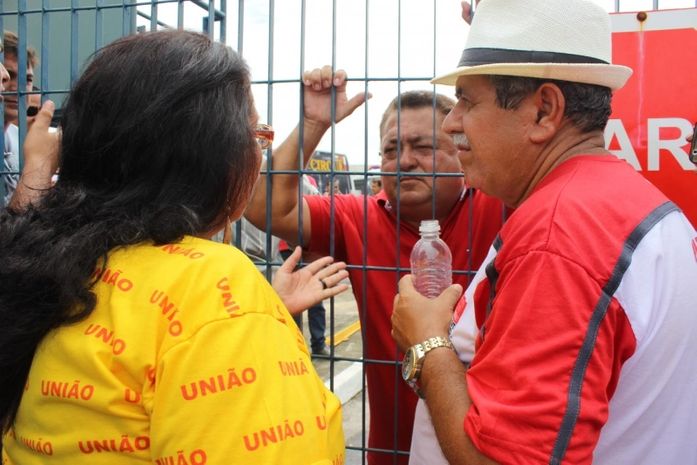 Manifestação no shopping