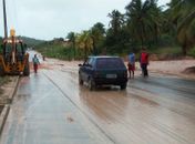 Ruas de Japaratinga sofreram com chuvas 