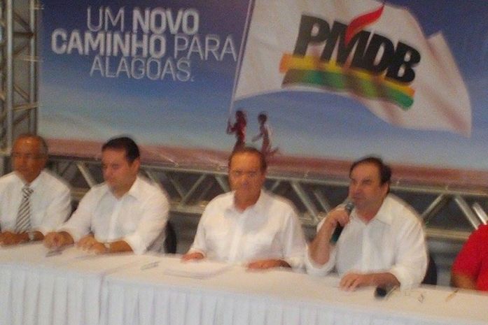 Luciano Barbosa falou na reunião do PMDB