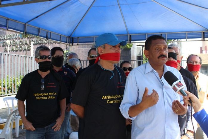 Manifestação de policiais federais