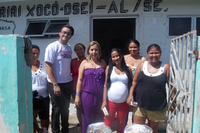 Gestantes indígenas em Porto Real do Colégio recebem cestas nutricionais