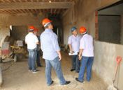 Prefeito George Clemente, e vice Pedoca, realizam visita às obras de dois postos de saúde, em São Miguel dos Campos 