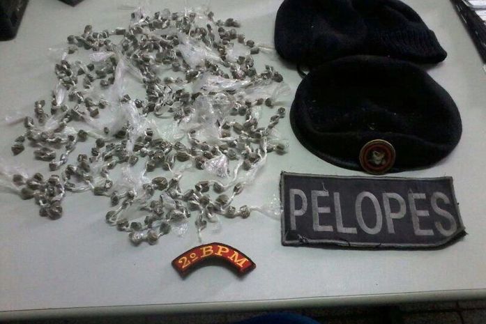 Bombinhas de maconha apreendidas