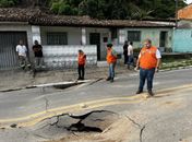 Prefeitura de Maceió diz que afundamento de asfalto não tem relação com mineração