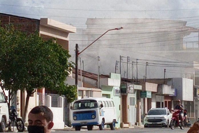Churrasqueira provoca princípio de incêndio em estabelecimento de União dos Palmares