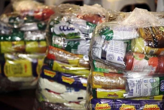 Em Marechal, gestantes recebem cestas nutricionais