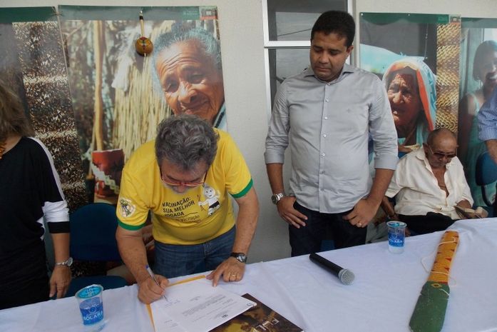 Prefeito Sérgio Reis participa da inauguração do Pólo Base de Saúde da Aldeia Kariri Xocó