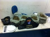 Polícia apreende menores com 5kg de maconha no bairro Canaã