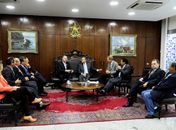 Santana participa de reunião com presidente do Senado Renan Calheiros, durante Marcha dos Prefeitos