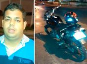 Arthur José Félix de Amorim, 24, e moto apreendida 