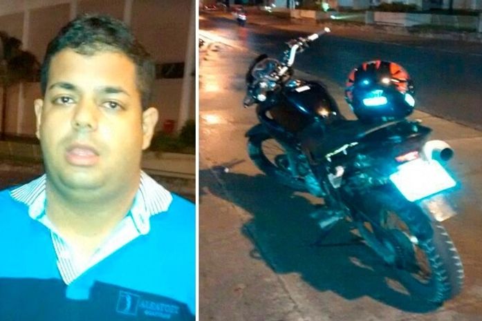 Arthur José Félix de Amorim, 24, e moto apreendida