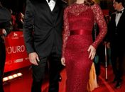 Malvino Salvador e Paolla Oliveira participam de premiação em Portugal