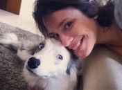 Juliana Knust passa a tarde com o pet de Fernanda Paes Leme