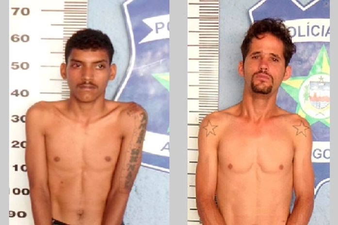 Dupla é presa acusada de tentativa de homicídio e porte ilegal