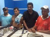 Quatro pessoas são presas suspeitas de assaltar construtora em Inhapi