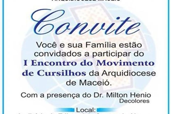 Encontro espera reunir Cursilhistas de 42 anos de trabalhos de evangelização