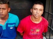 Dupla foi presa