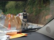 Capotamento na BR 316