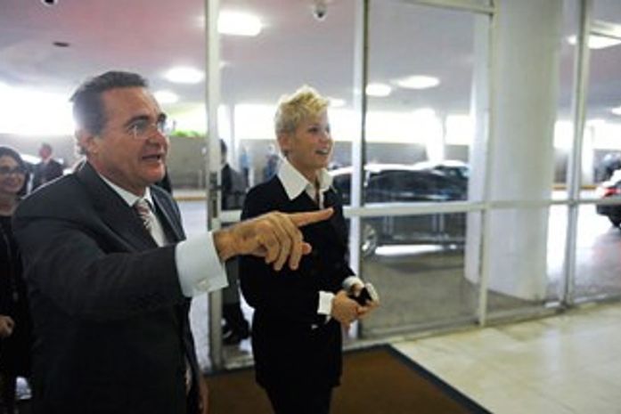 Renan Calheiros e Xuxa