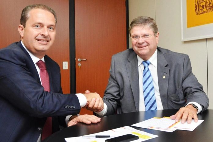 Eduardo Campos e Alexandre Toledo