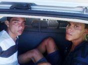 Acusados de roubo detidos por policiais do Batalhão Escolar