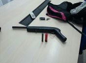 Arma apreendida com menor após abordagem da Base do Selma Bandeira 